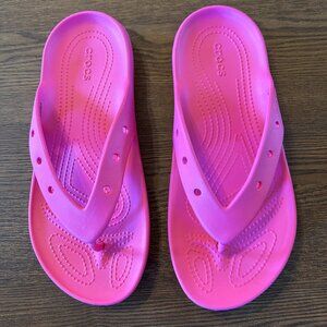 Unisex Crocs Classic V2 Flip Pink Crush M9/W11